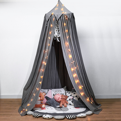 Flags Tassel Large Dome Semi-Shading Hanging Indoor Tent