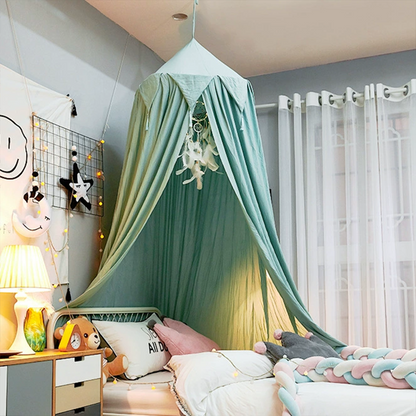 Flags Tassel Large Dome Semi-Shading Hanging Indoor Tent