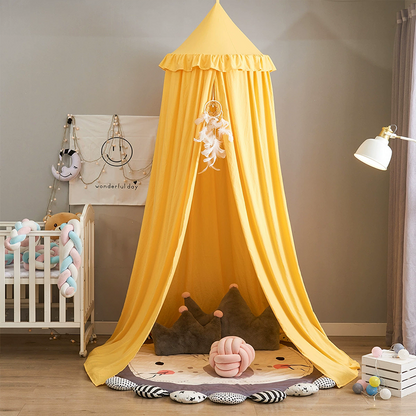 Flags Tassel Large Dome Semi-Shading Hanging Indoor Tent