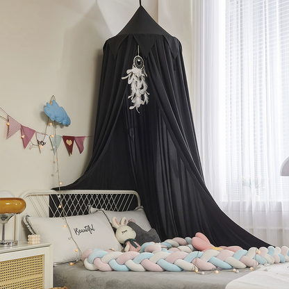 Flags Tassel Large Dome Semi-Shading Hanging Indoor Tent