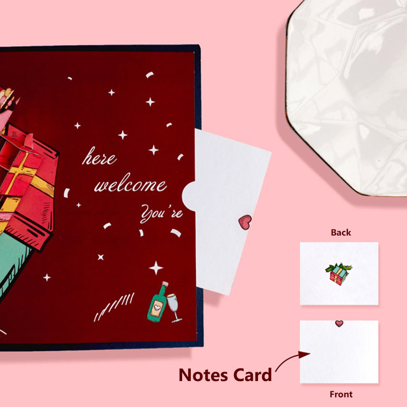 Carte Pop-Up Coffrets Cadeaux