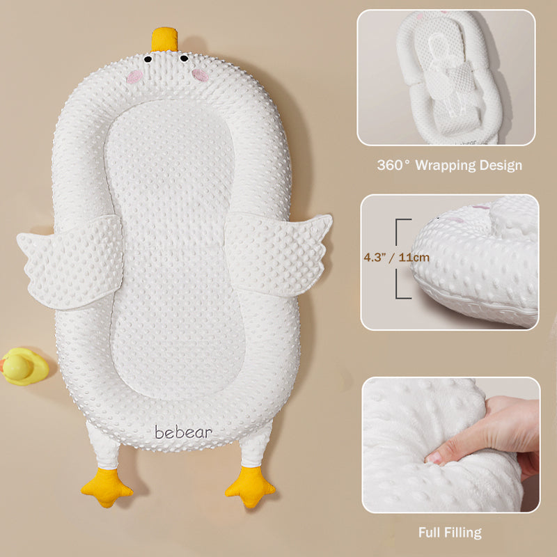 Goose Cozy Peas Pod Infant Lounger with Pillows