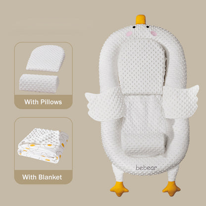 Goose Cozy Peas Pod Infant Lounger with Pillows