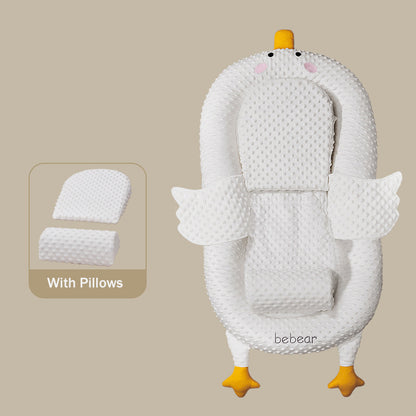 Goose Cozy Peas Pod Infant Lounger with Pillows