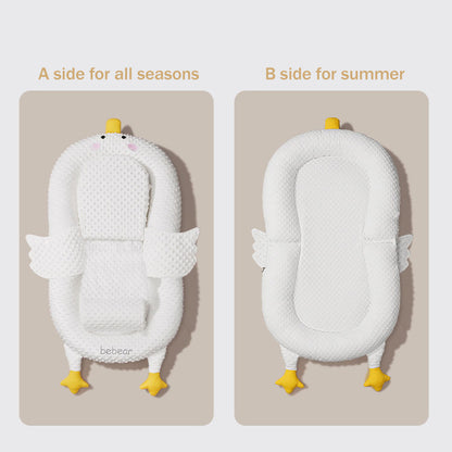Goose Cozy Peas Pod Infant Lounger with Pillows