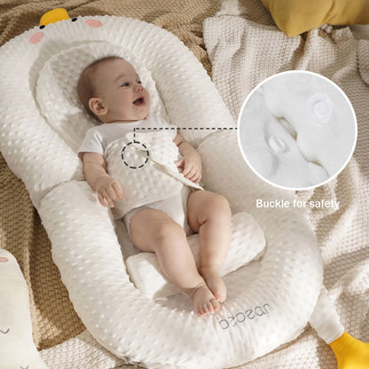 Goose Cozy Peas Pod Infant Lounger with Pillows