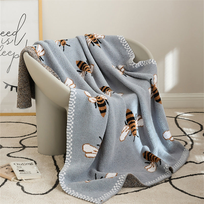 Half Fleece Blanket & Pillowcase - BeeBee