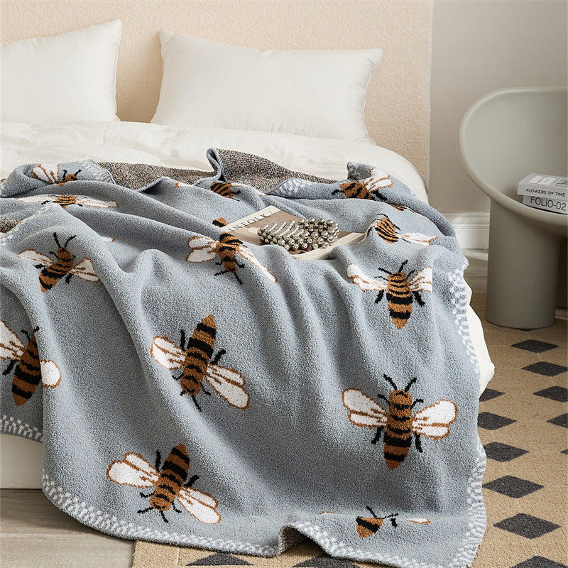 Half Fleece Blanket & Pillowcase - BeeBee
