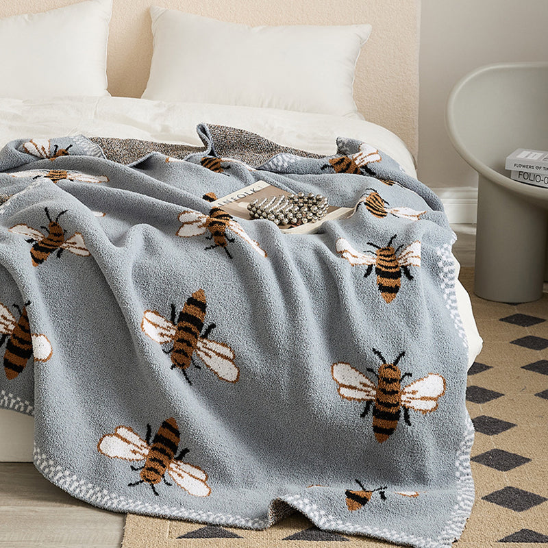 Half Fleece Blanket & Pillowcase - BeeBee