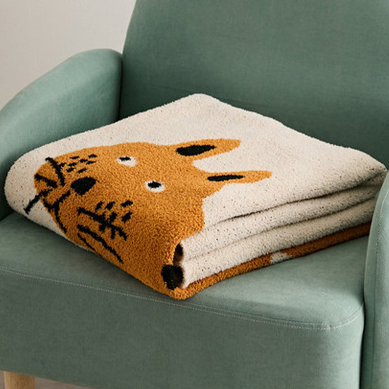 Half Fleece Blanket & Pillowcase - Leopard