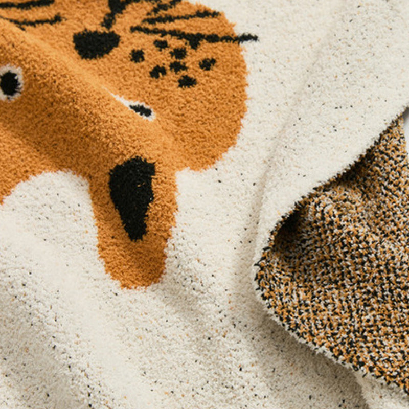 Half Fleece Blanket & Pillowcase - Leopard