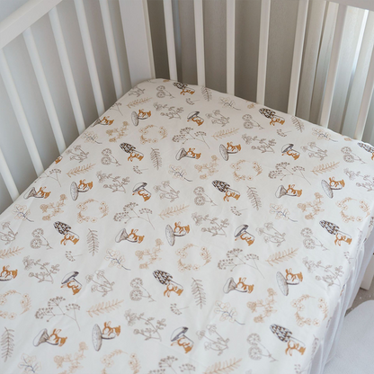 52x28" Tailored Handmade 100% Cotton Fitted Sheets for Crib Toddler Size Bed