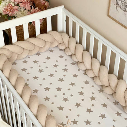 189" 3-Braided Handmade Bedding Long Cushion Crib Padding