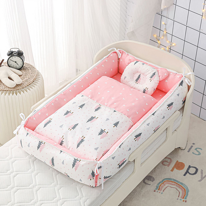 36"x20" Infant Newborns Co-sleeper Set with Pillow & Blanket