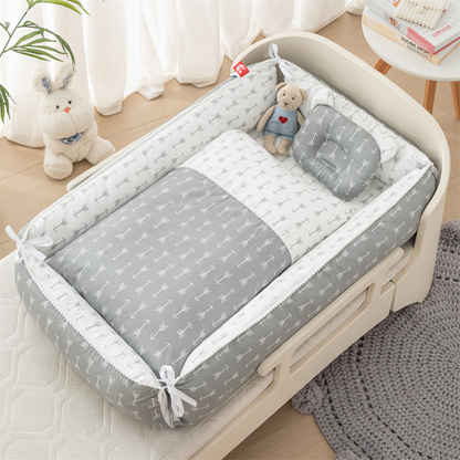 36"x20" Infant Newborns Co-sleeper Set with Pillow & Blanket