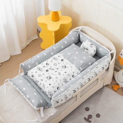 36"x20" Infant Newborns Co-sleeper Set with Pillow & Blanket