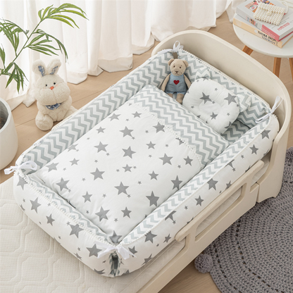 36"x20" Infant Newborns Co-sleeper Set with Pillow & Blanket