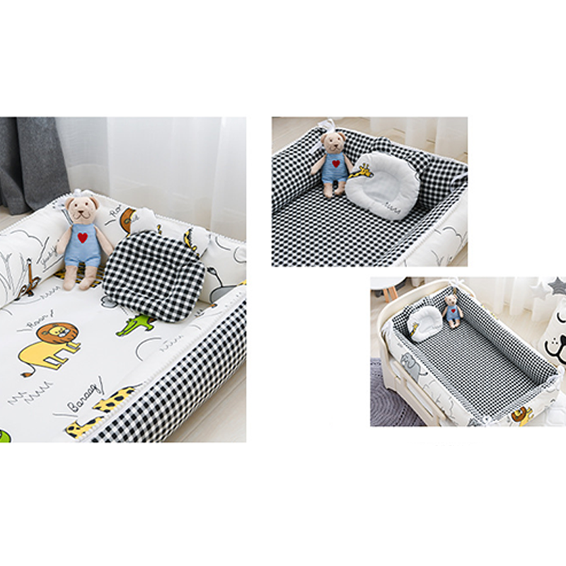 36"x20" Infant Newborns Co-sleeper Set with Pillow & Blanket