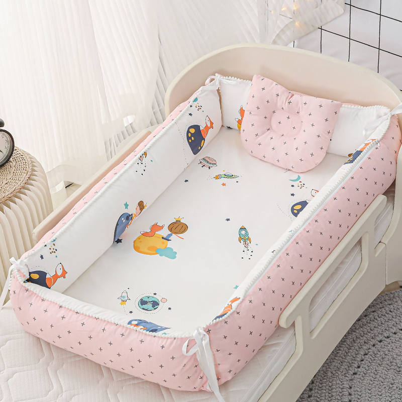 36"x20" Infant Newborns Co-sleeper Set with Pillow & Blanket