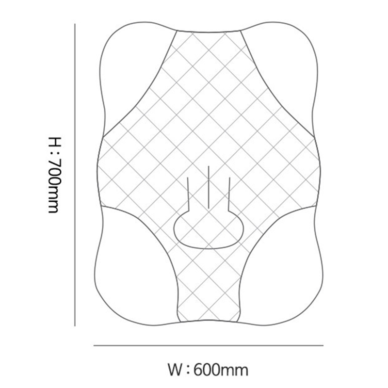 Infant Pillow with 3D Mesh & 25° slope