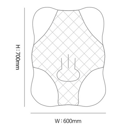 Infant Pillow with 3D Mesh & 25° slope