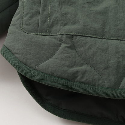 Infant Toddler Army Green Quilted Jacket Anti-Water
