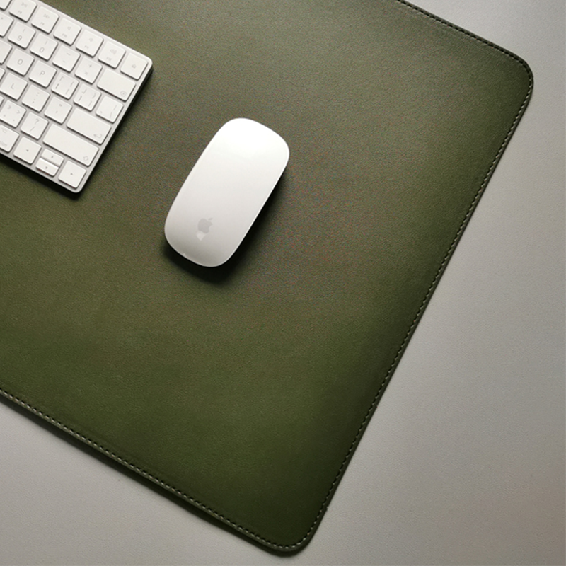 Leather & Cork Desk Pad Protector