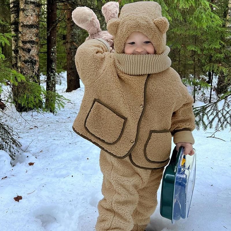 Mommy & Baby Furry Tops Coat for Autumn Winter