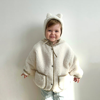 Mommy & Baby Furry Tops Coat for Autumn Winter