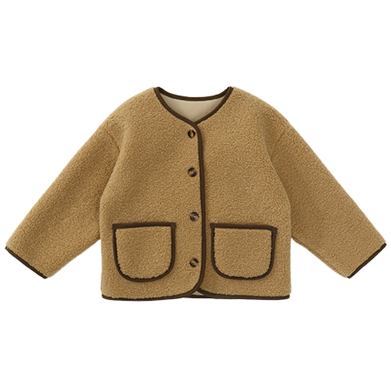 Mommy & Baby Furry Tops Coat for Autumn Winter