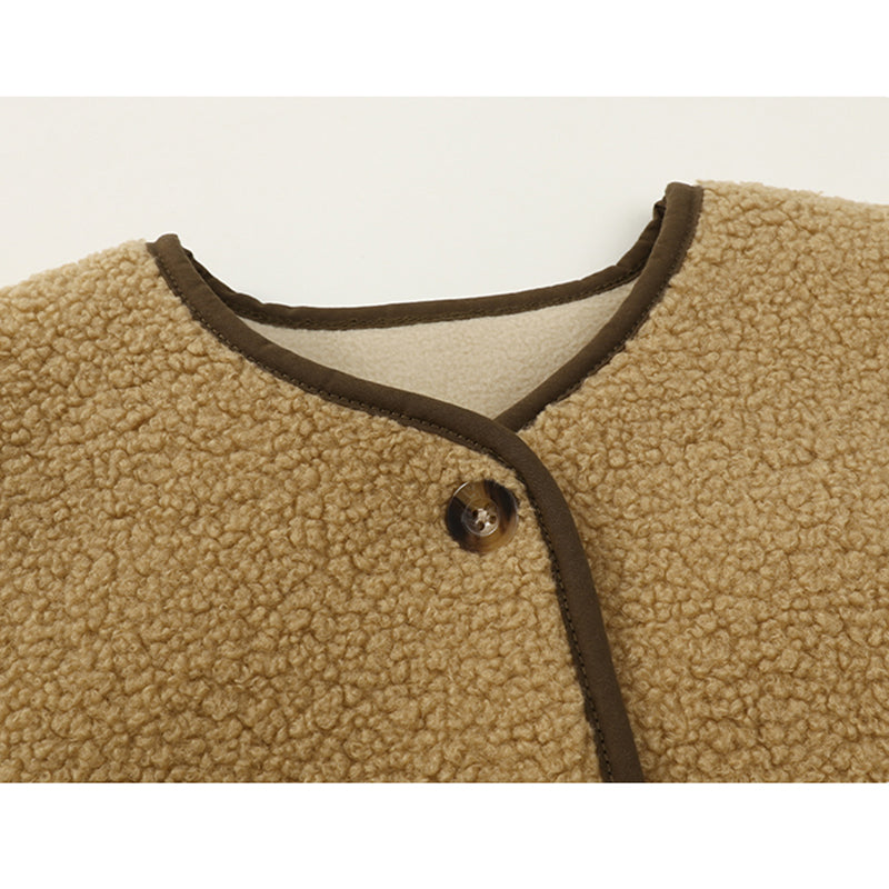 Mommy & Baby Furry Tops Coat for Autumn Winter