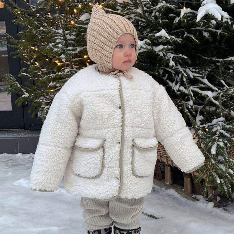 Mommy & Baby Furry Tops Coat for Autumn Winter