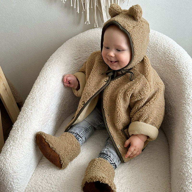 Mommy & Baby Furry Tops Coat for Autumn Winter
