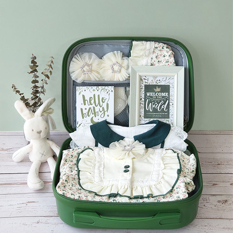 Newborn Gift Box 0-18M Baby Girl Jumpsuit Set