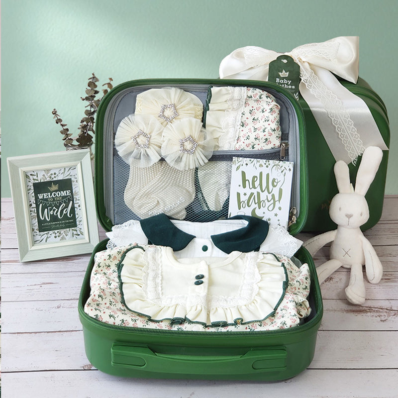 Newborn Gift Box 0-18M Baby Girl Jumpsuit Set