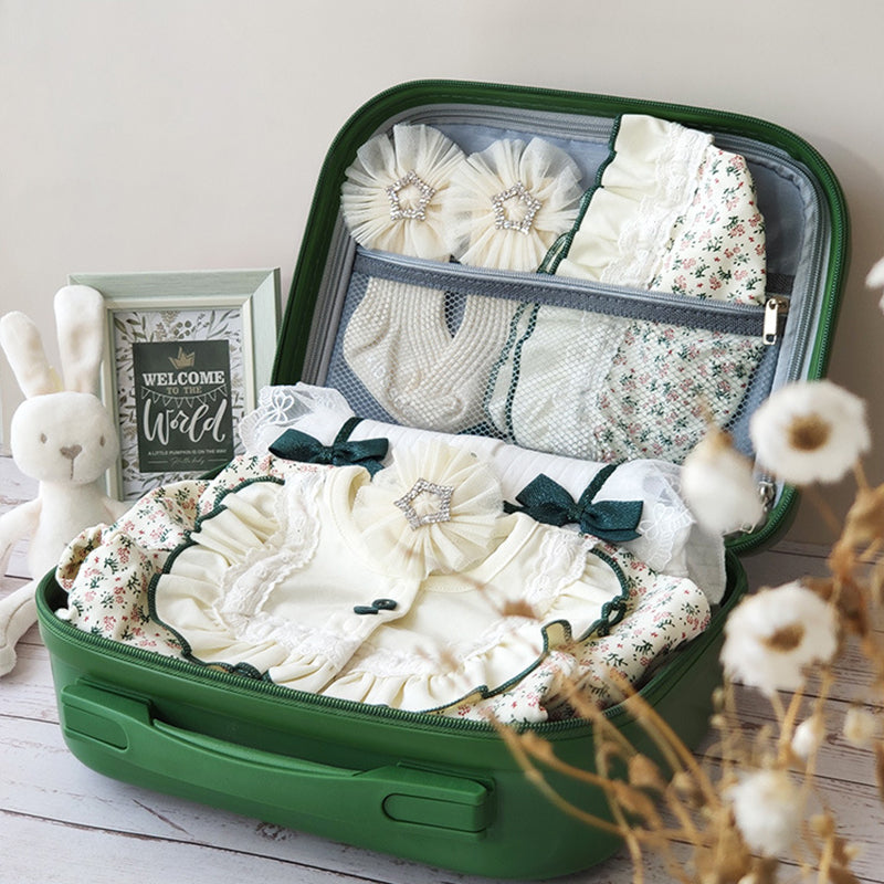 Newborn Gift Box 0-18M Baby Girl Jumpsuit Set