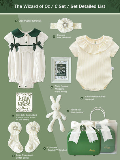 Newborn Gift Box 0-18M Baby Girl Jumpsuit Set