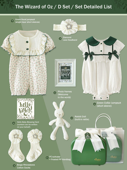 Newborn Gift Box 0-18M Baby Girl Jumpsuit Set