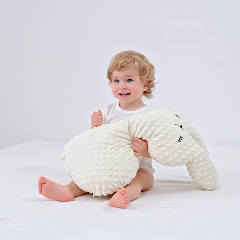 Quiet Minky Dot Rabbit