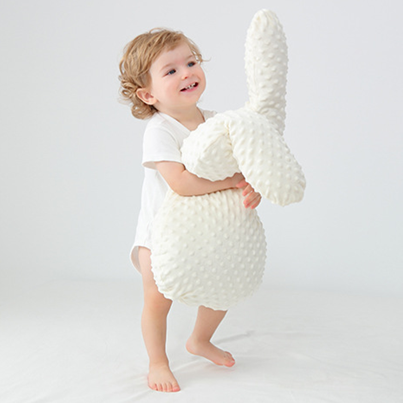 Quiet Minky Dot Rabbit