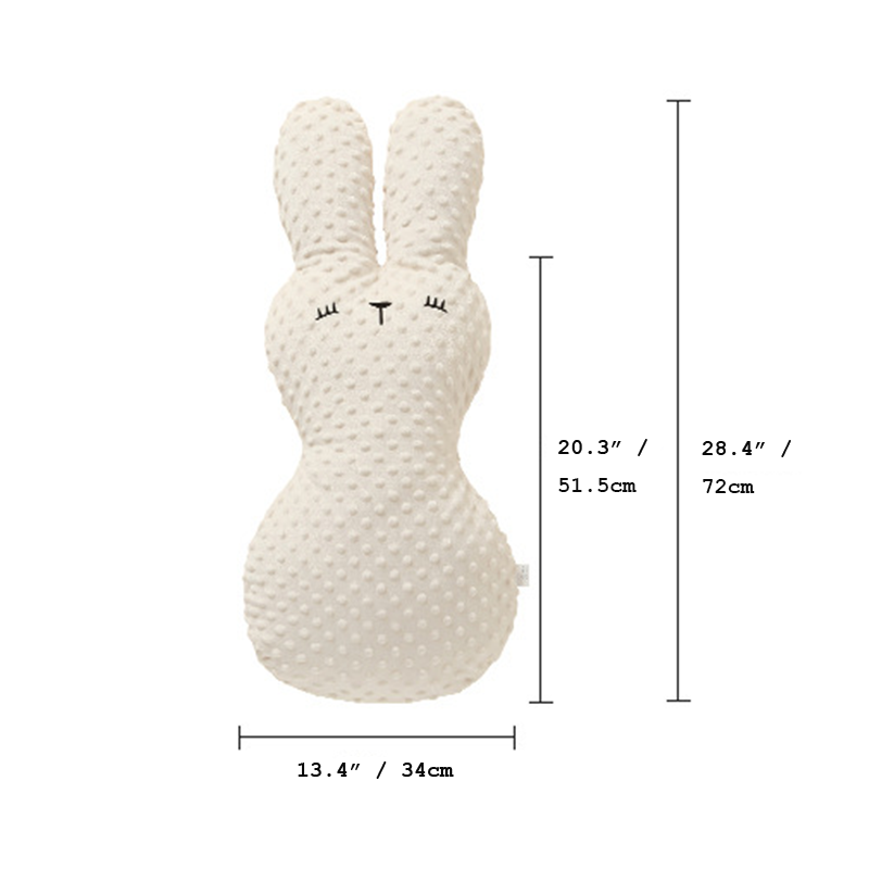 Quiet Minky Dot Rabbit