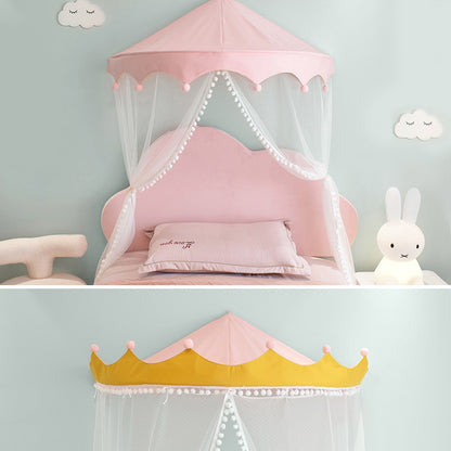 Hanging Half Canopy with Gauze Tent