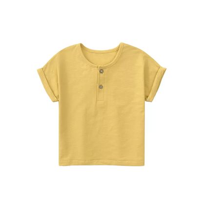 Half-Button Loose Tee