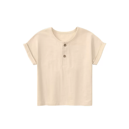 Half-Button Loose Tee
