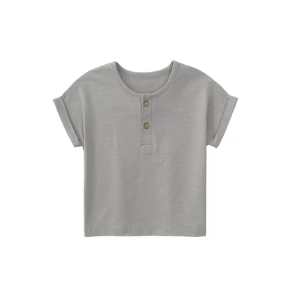 Half-Button Loose Tee