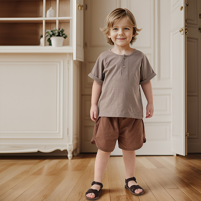 Half-Button Loose Tee