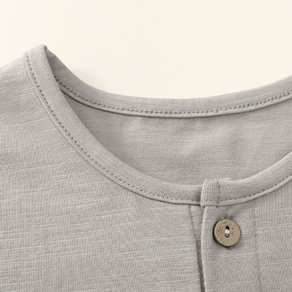 Half-Button Loose Tee