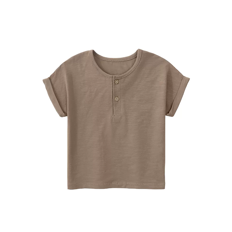 Half-Button Loose Tee