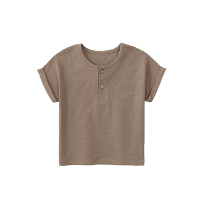 Half-Button Loose Tee