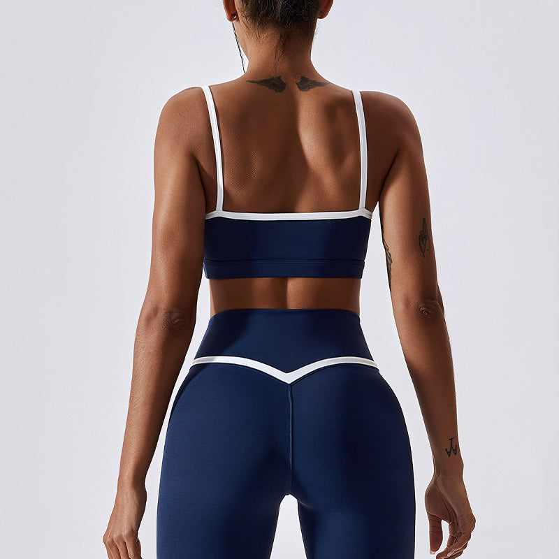 Shockproof Quick Drying Tight Fitness Yoga Tops & Pants for Running, Exercise